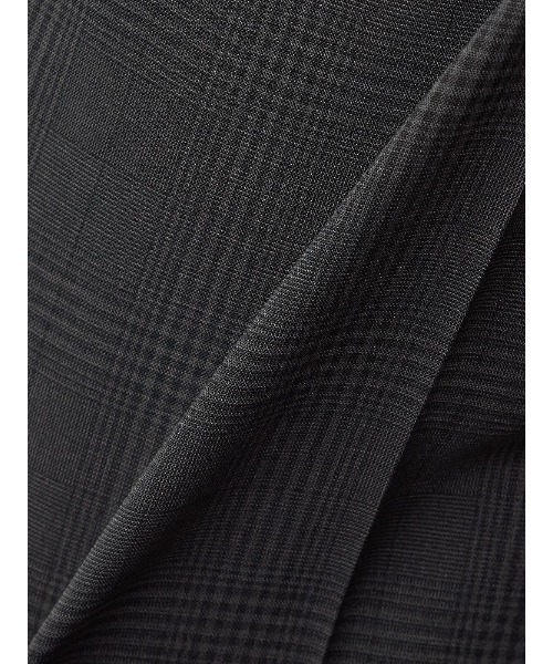 Perfect Suit FActory（パーフェクトスーツファクトリー）の「【洗える】ノータックスラックス　グレンチェック柄　グレー/ネイビー（スラックス・メンズ・ネイビー/チャコールグレー・94/76/88/73/79/82/91/85）」の10枚目の写真