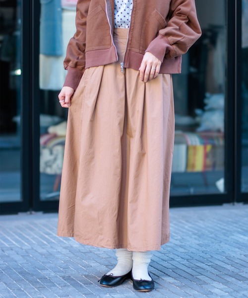 D.M.G / ディーエムジー] タイプライター タックフレアスカート