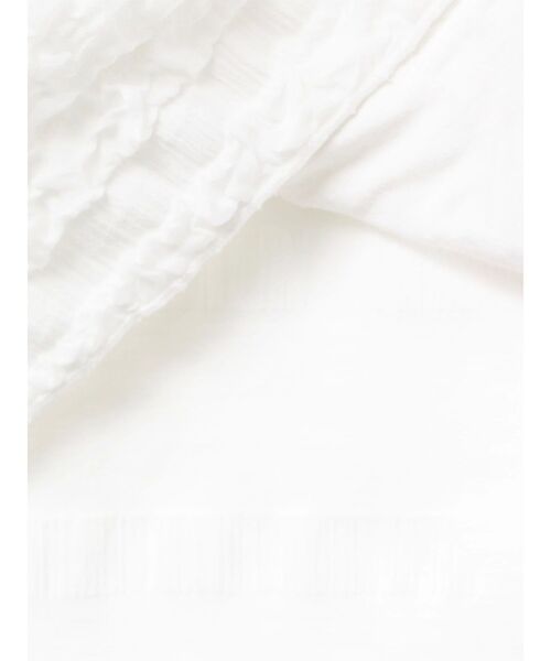 CALNAMUR（カルナムール）の「シャツカラーギャザーリボンカットソー（シャツ/ブラウス・レディース・ブラック/ホワイト・FREE）」の12枚目の写真