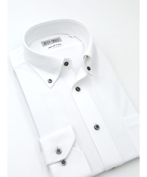 HARUYAMA(ハルヤマ)の「【完全ノーアイロン】ロンビック柄 アイシャツ ワイシャツ ストレッチ 速乾 長袖 ボタンダウン ビジネス 就活 新生活 WEB限定(ビジネスシャツ・メンズ・ライトグレー/サックスブルー/ホワイト・首回り41cm-裄丈84cm/首回り38cm-裄丈80cm/首回り39cm-裄丈82cm/首回り38cm-裄丈78cm/首回り45cm-裄丈86cm/首回り43cm-裄丈82cm/首回り43cm-裄丈86cm/首回り39cm-裄丈78cm/首回り41cm-裄丈80cm)」の1枚目の写真
