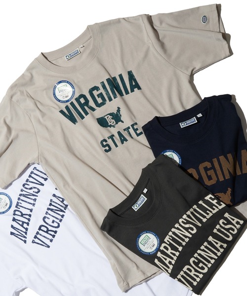 DISCUS ATHLETIC（ディスカス　アスレチック）の「DISCUS ATHLETIC ディスカス アスレティック アーチカレッジプリントTシャツ（Tシャツ/カットソー・メンズ・ホワイト/ブラック/グレイッシュベージュ/ネイビー・L/LL/M）」の3枚目の写真