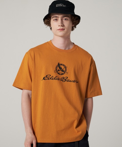 Eddie Bauer(エディーバウアー)の「グースロゴプリント Tシャツ(Tシャツ/カットソー・メンズ・ネイビー/ホワイト/ライトブラウン・XL/L/XXL/M/S)」の3枚目の写真