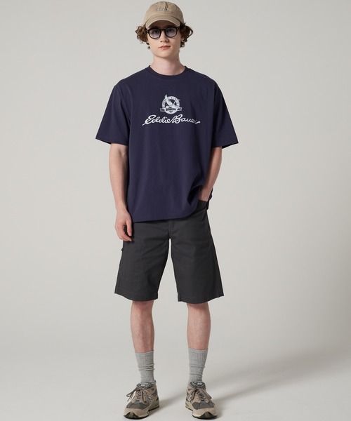 Eddie Bauer(エディーバウアー)の「グースロゴプリント Tシャツ(Tシャツ/カットソー・メンズ・ネイビー/ホワイト/ライトブラウン・XL/L/XXL/M/S)」の8枚目の写真