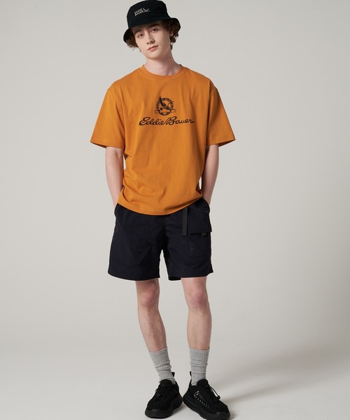 Eddie Bauer(エディーバウアー)の「グースロゴプリント Tシャツ(Tシャツ/カットソー・メンズ・ネイビー/ホワイト/ライトブラウン・XL/L/XXL/M/S)」の7枚目の写真