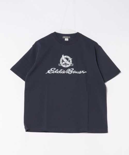 Eddie Bauer(エディーバウアー)の「グースロゴプリント Tシャツ(Tシャツ/カットソー・メンズ・ネイビー/ホワイト/ライトブラウン・XL/L/XXL/M/S)」の15枚目の写真