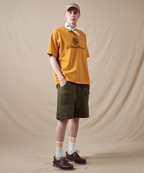 Eddie Bauer（エディーバウアー）の「グースロゴプリント Tシャツ（Tシャツ/カットソー・メンズ・ネイビー/ホワイト/ライトブラウン・XL/L/XXL/M/S）」の17枚目の写真