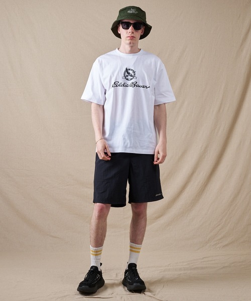 Eddie Bauer（エディーバウアー）の「グースロゴプリント Tシャツ（Tシャツ/カットソー・メンズ・ネイビー/ホワイト/ライトブラウン・XL/L/XXL/M/S）」の13枚目の写真