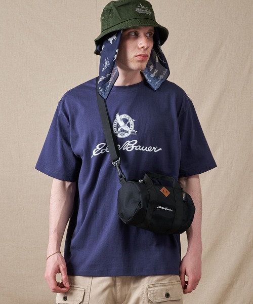 Eddie Bauer（エディーバウアー）の「グースロゴプリント Tシャツ（Tシャツ/カットソー・メンズ・ネイビー/ホワイト/ライトブラウン・XL/L/XXL/M/S）」の21枚目の写真