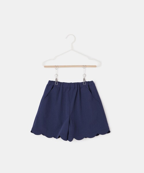 Moujonjon（ムージョンジョン）の「【moujonjon/ムージョンジョン】【KIDS/キッズ】水陸両用スカラップキュロット（その他パンツ・キッズ・サックスブルー/ネイビー・120/130/140）」の12枚目の写真