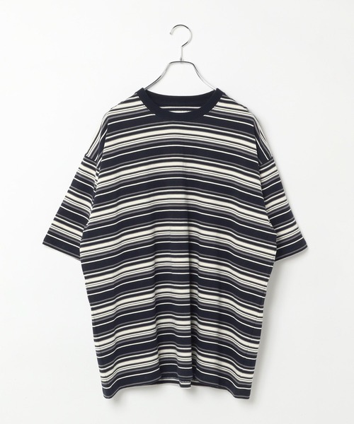 AMERICAN RAG CIE ウール　ストライプ　ベースボールシャツ 181583575.jpg?cmsp_timestamp=