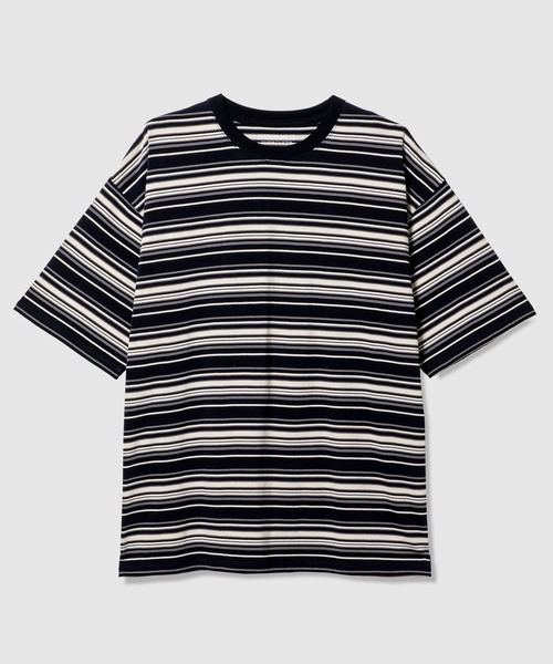 AMERICAN RAG CIE(アメリカンラグシー)の「【AMERICAN RAG CIE】マルチカラーボーダーTシャツ(ユニセックス)(その他トップス・レディース・イエロー/サックスブルー/ブラック・MEDIUM/LARGE)」の19枚目の写真