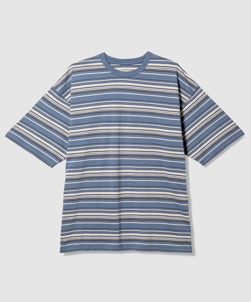 AMERICAN RAG CIE(アメリカンラグシー)の「【AMERICAN RAG CIE】マルチカラーボーダーTシャツ(ユニセックス)(その他トップス・レディース・イエロー/サックスブルー/ブラック・MEDIUM/LARGE)」の21枚目の写真
