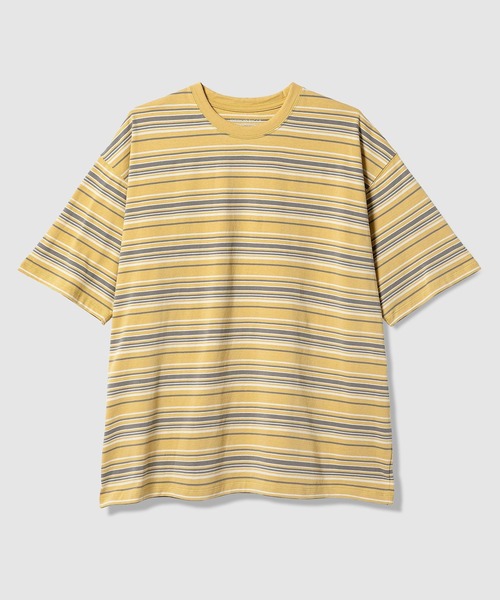 AMERICAN RAG CIE(アメリカンラグシー)の「【AMERICAN RAG CIE】マルチカラーボーダーTシャツ(ユニセックス)(その他トップス・レディース・イエロー/サックスブルー/ブラック・MEDIUM/LARGE)」の20枚目の写真