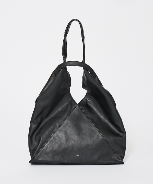 YArKA(ヤーカ)の「【YArKA/ヤーカ】 real leather different length handles tote / リアルレザー?短ハンドル トートバッグ/ユニセックス(トートバッグ・メンズ・ブラック・フリー)」の7枚目の写真