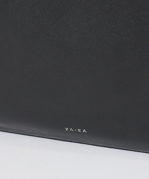 YArKA(ヤーカ)の「【YArKA/ヤーカ】 real leather different length handles tote / リアルレザー?短ハンドル トートバッグ/ユニセックス(トートバッグ・メンズ・ブラック・フリー)」の5枚目の写真