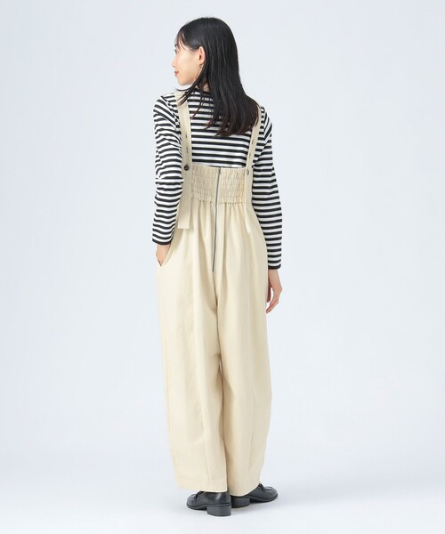 BEAMS HEART（ビームスハート）の「カツラギ オールインワン（つなぎ/オールインワン・レディース・チャコールグレー/ホワイト系その他5/ブラウン系その他3・FREE）」の9枚目の写真