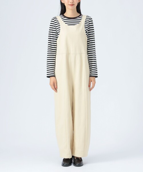 BEAMS HEART（ビームスハート）の「カツラギ オールインワン（つなぎ/オールインワン・レディース・チャコールグレー/ホワイト系その他5/ブラウン系その他3・FREE）」の11枚目の写真