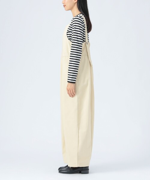 BEAMS HEART（ビームスハート）の「カツラギ オールインワン（つなぎ/オールインワン・レディース・チャコールグレー/ホワイト系その他5/ブラウン系その他3・FREE）」の12枚目の写真