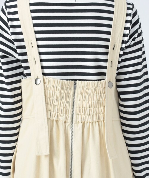 BEAMS HEART（ビームスハート）の「カツラギ オールインワン（つなぎ/オールインワン・レディース・チャコールグレー/ホワイト系その他5/ブラウン系その他3・FREE）」の17枚目の写真