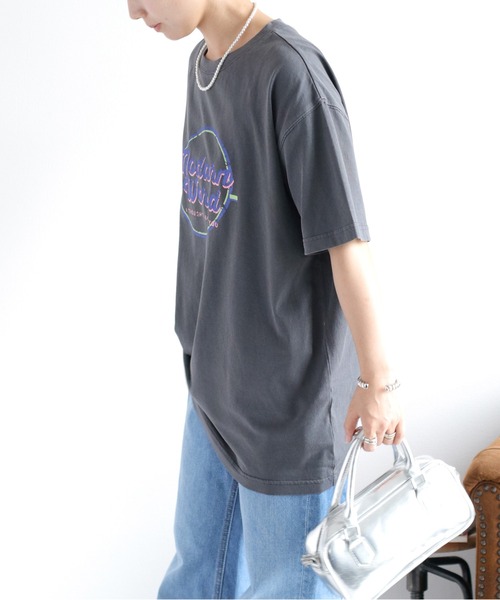 cepo（セポ）の「〈ユニセックス〉ピグメントロゴショートスリーブツアーTee（Tシャツ/カットソー・レディース・ホワイト/チャコール・M）」の12枚目の写真