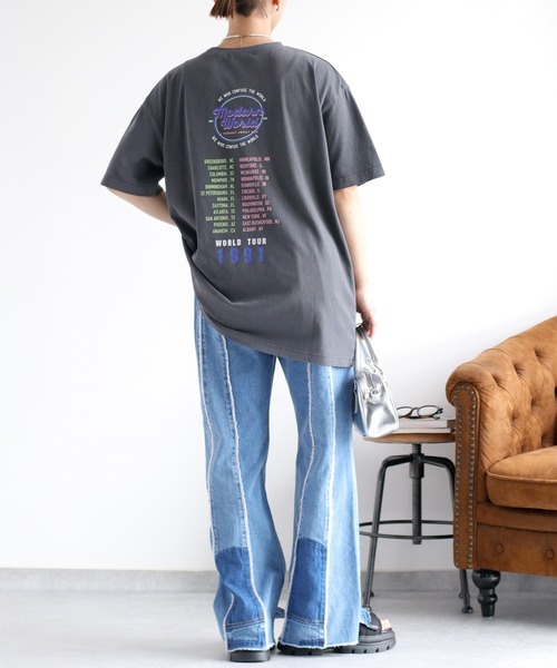 cepo（セポ）の「〈ユニセックス〉ピグメントロゴショートスリーブツアーTee（Tシャツ/カットソー・レディース・ホワイト/チャコール・M）」の16枚目の写真