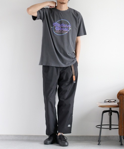 cepo（セポ）の「〈ユニセックス〉ピグメントロゴショートスリーブツアーTee（Tシャツ/カットソー・レディース・ホワイト/チャコール・M）」の8枚目の写真