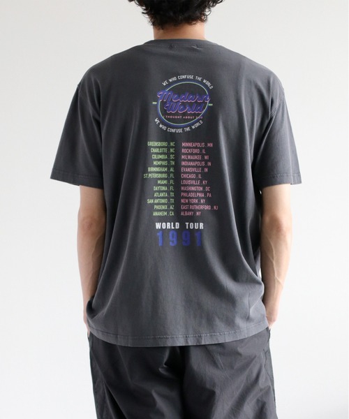 cepo（セポ）の「〈ユニセックス〉ピグメントロゴショートスリーブツアーTee（Tシャツ/カットソー・レディース・ホワイト/チャコール・M）」の6枚目の写真