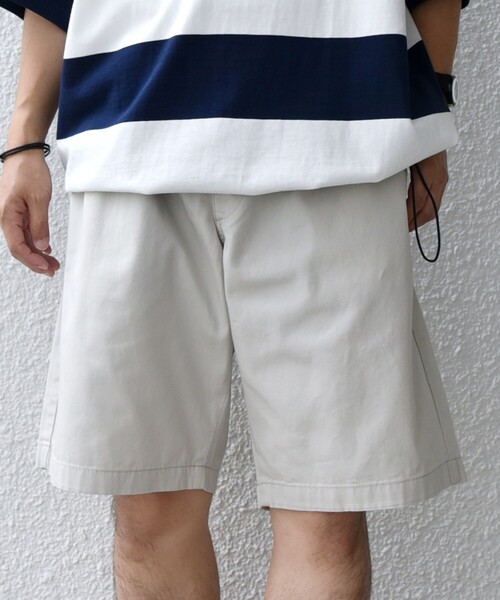Lee（リー）の「Lee: FLeeasy Narrow コットン ツイル リラックス ショーツ（その他パンツ・メンズ・ベージュ/ライトグレー/ブラック・ONE SIZE）」の2枚目の写真
