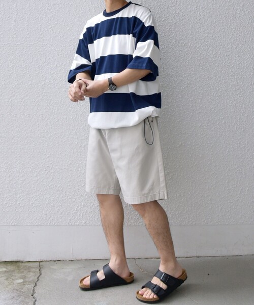 Lee（リー）の「Lee: FLeeasy Narrow コットン ツイル リラックス ショーツ（その他パンツ・メンズ・ベージュ/ライトグレー/ブラック・ONE SIZE）」の12枚目の写真