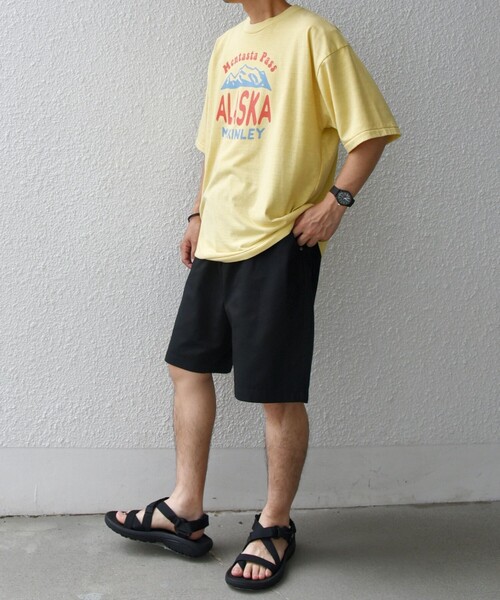 Lee（リー）の「Lee: FLeeasy Narrow コットン ツイル リラックス ショーツ（その他パンツ・メンズ・ベージュ/ライトグレー/ブラック・ONE SIZE）」の7枚目の写真