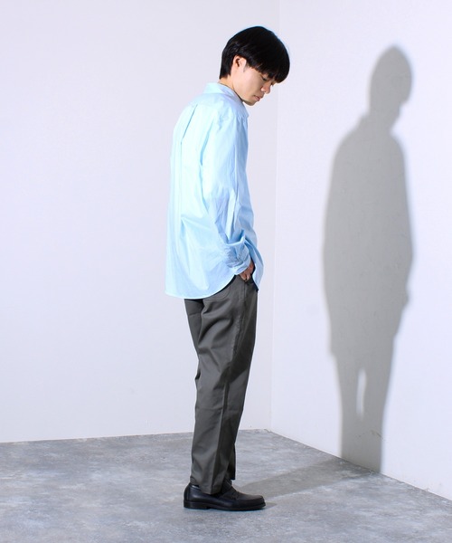 GLOSTER（グロスター）の「【WEB限定】チノ アンクル テーパードパンツ（チノパンツ・メンズ・グレー/ブラック/チャコールグレー/ダークベージュ・マルチサイズ）」の7枚目の写真