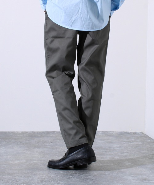 GLOSTER（グロスター）の「【WEB限定】チノ アンクル テーパードパンツ（チノパンツ・メンズ・グレー/ブラック/チャコールグレー/ダークベージュ・マルチサイズ）」の12枚目の写真