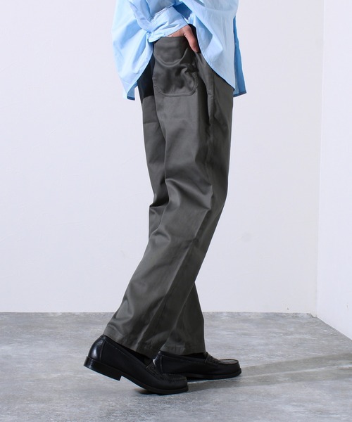 GLOSTER（グロスター）の「【WEB限定】チノ アンクル テーパードパンツ（チノパンツ・メンズ・グレー/ブラック/チャコールグレー/ダークベージュ・マルチサイズ）」の13枚目の写真