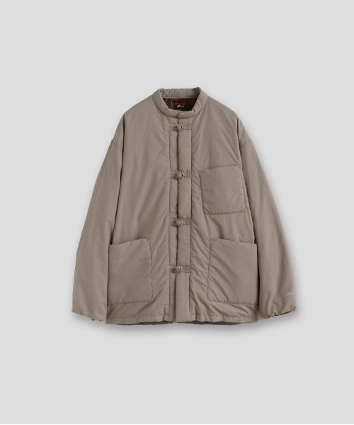 Kelen(ケレン)の「「KELEN MENS / ケレン メンズ」CHINA BUTTON DOWN JACKET(ダウンジャケット/コート・メンズ・グレイッシュベージュ/ブラック・40/38/42)」の1枚目の写真