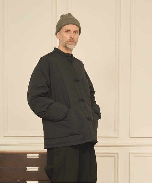 Kelen(ケレン)の「「KELEN MENS / ケレン メンズ」CHINA BUTTON DOWN JACKET(ダウンジャケット/コート・メンズ・グレイッシュベージュ/ブラック・40/38/42)」の14枚目の写真