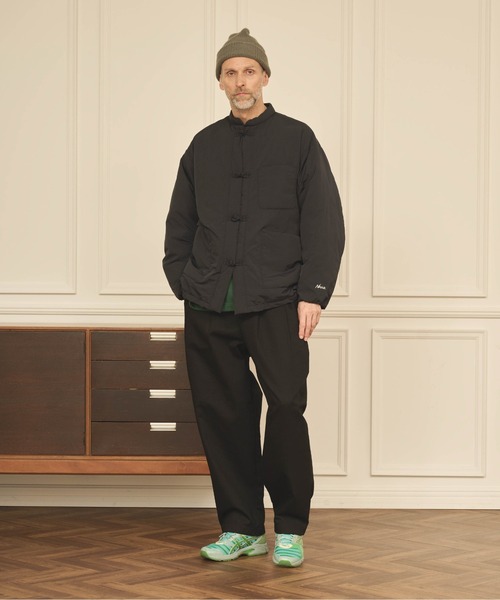 Kelen(ケレン)の「「KELEN MENS / ケレン メンズ」CHINA BUTTON DOWN JACKET(ダウンジャケット/コート・メンズ・グレイッシュベージュ/ブラック・40/38/42)」の16枚目の写真