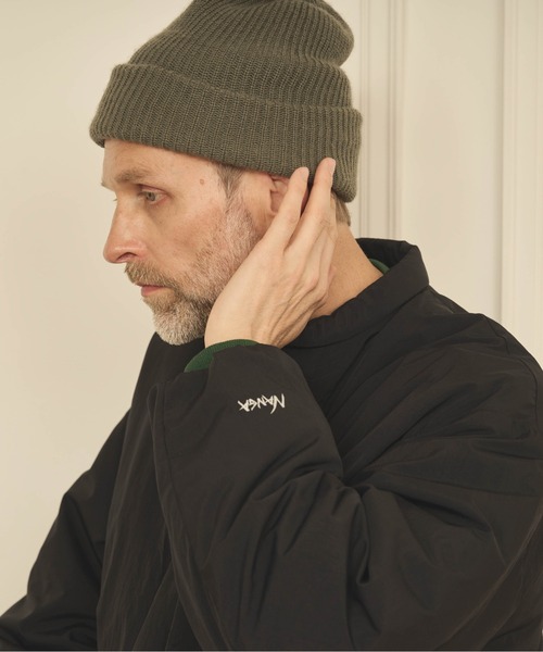 Kelen(ケレン)の「「KELEN MENS / ケレン メンズ」CHINA BUTTON DOWN JACKET(ダウンジャケット/コート・メンズ・グレイッシュベージュ/ブラック・40/38/42)」の4枚目の写真