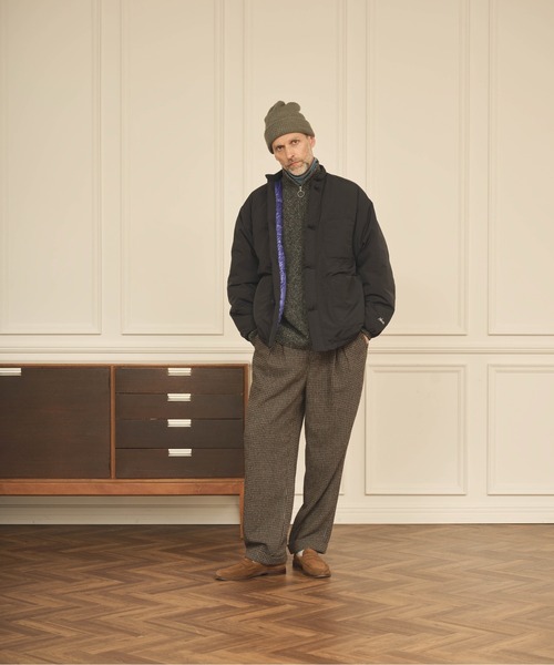 Kelen(ケレン)の「「KELEN MENS / ケレン メンズ」CHINA BUTTON DOWN JACKET(ダウンジャケット/コート・メンズ・グレイッシュベージュ/ブラック・40/38/42)」の6枚目の写真
