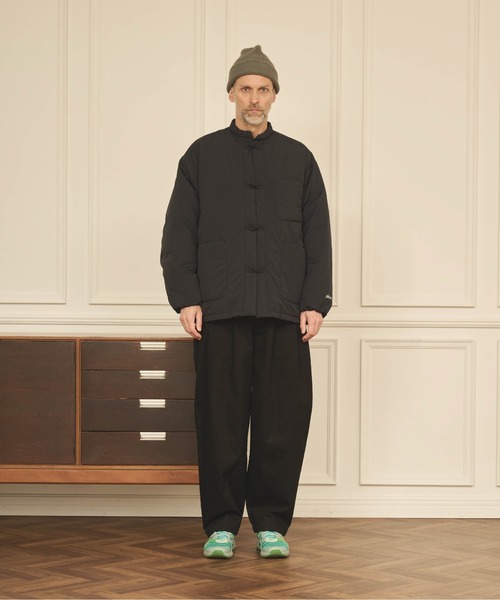 Kelen(ケレン)の「「KELEN MENS / ケレン メンズ」CHINA BUTTON DOWN JACKET(ダウンジャケット/コート・メンズ・グレイッシュベージュ/ブラック・40/38/42)」の9枚目の写真