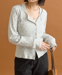 花柄ホルターロングTシャツ