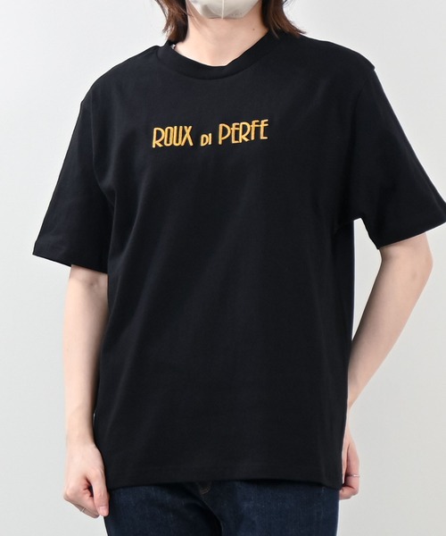 Felt-Maglietta（フェルトマリエッタ）の「[ROUXDI PERFE ルゥディパフィー]ゴールド刺繍Tシャツ（Tシャツ/カットソー・メンズ・ブラック/ホワイト・SMALL/MEDIUM/LARGE）」の11枚目の写真