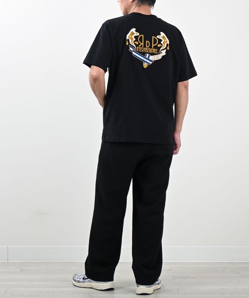 Felt-Maglietta（フェルトマリエッタ）の「[ROUXDI PERFE ルゥディパフィー]ゴールド刺繍Tシャツ（Tシャツ/カットソー・メンズ・ブラック/ホワイト・SMALL/MEDIUM/LARGE）」の15枚目の写真