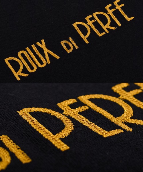 Felt-Maglietta（フェルトマリエッタ）の「[ROUXDI PERFE ルゥディパフィー]ゴールド刺繍Tシャツ（Tシャツ/カットソー・メンズ・ブラック/ホワイト・SMALL/MEDIUM/LARGE）」の19枚目の写真