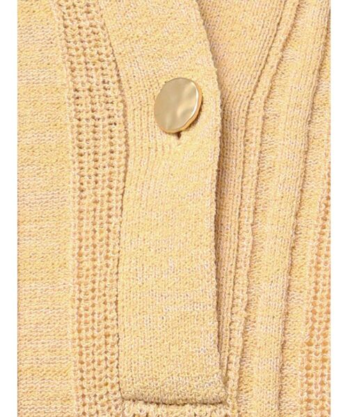 LAGUNAMOON（ラグナムーン）の「シャツカラーメランジニットワンピース（ワンピース・レディース・ピンク/イエロー/ブラック・SMALL/MEDIUM）」の15枚目の写真