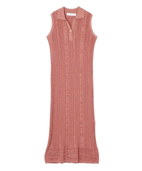 LAGUNAMOON（ラグナムーン）の「シャツカラーメランジニットワンピース（ワンピース・レディース・ピンク/イエロー/ブラック・SMALL/MEDIUM）」の20枚目の写真