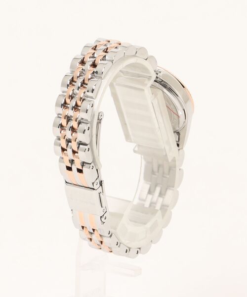 MICHAEL KORS（マイケルコース）の「LEXINGTON パヴェ ツートーン ウォッチ アンド ブレスレット ギフトセット（アナログ腕時計・レディース・ゴールド系・FREE）」の2枚目の写真