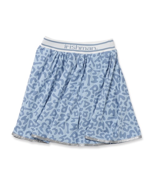IRISHMAN(アイリッシュマン)の「【REFLECT】signature logo flare skirt / 光る防水フレアスカート(LADIES)(スカート・レディース・ブルー/ホワイト・M/S)」の11枚目の写真