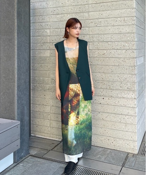 Silvia Conde Olivan×Ameri SHEER DRESS（ワンピース）｜Ameri