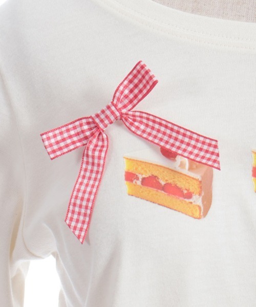 axes femme(アクシーズファム)の「レトロスイーツプリントTシャツ(Tシャツ/カットソー・レディース・レッド/イエロー/グリーン・FREE)」の9枚目の写真