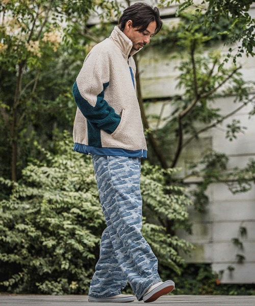 CAMBIO(カンビオ)の「mp13920-Three Dimensional Jacquard Denim Wide Straight Pants デニムパンツ(デニムパンツ・メンズ・ダークインディゴブルー/ライトインディゴブルー・S/M/L)」の8枚目の写真